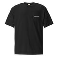 hella trees. cotton pocket tee studio product shot - Black