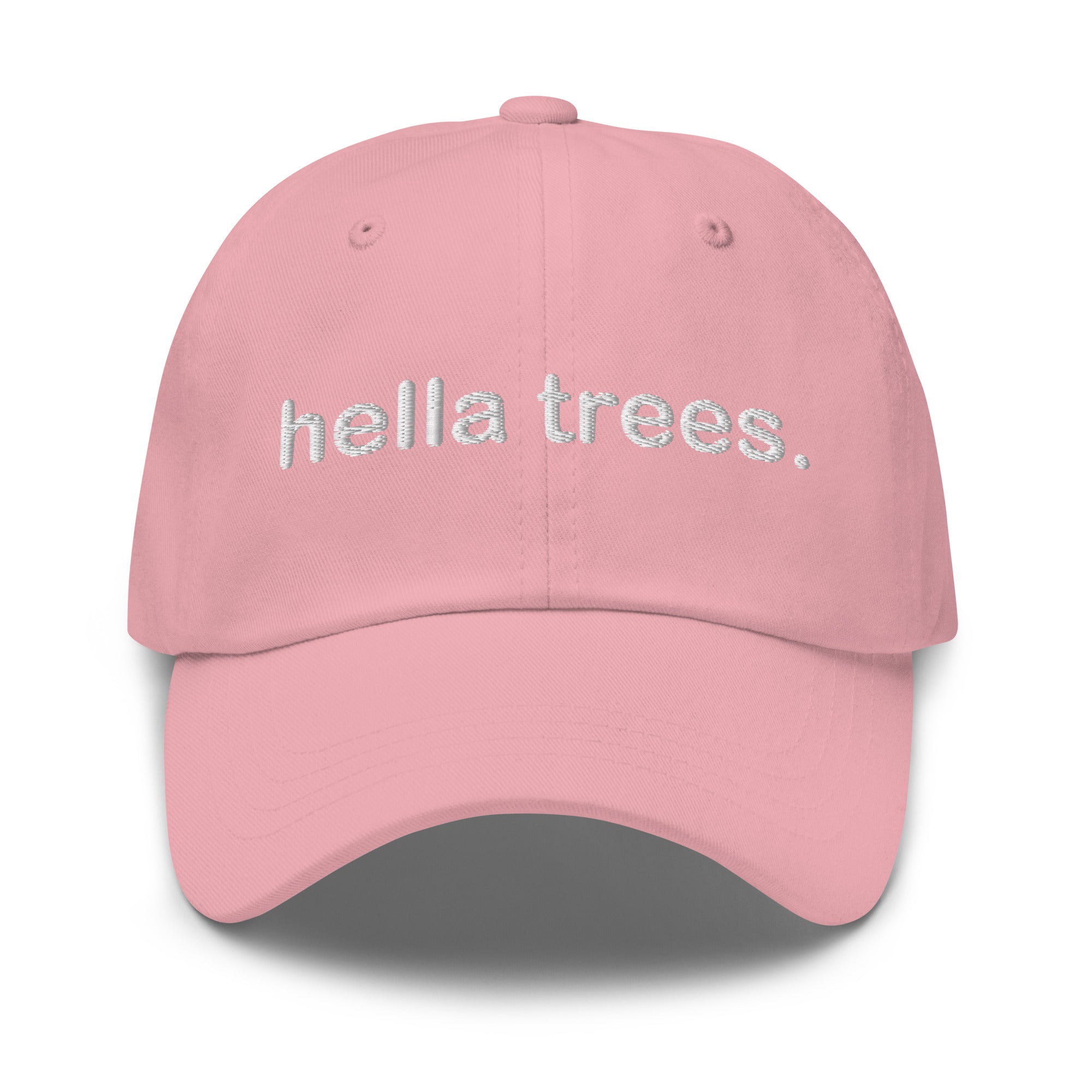 hella trees. Dad Cap mockup - Pink