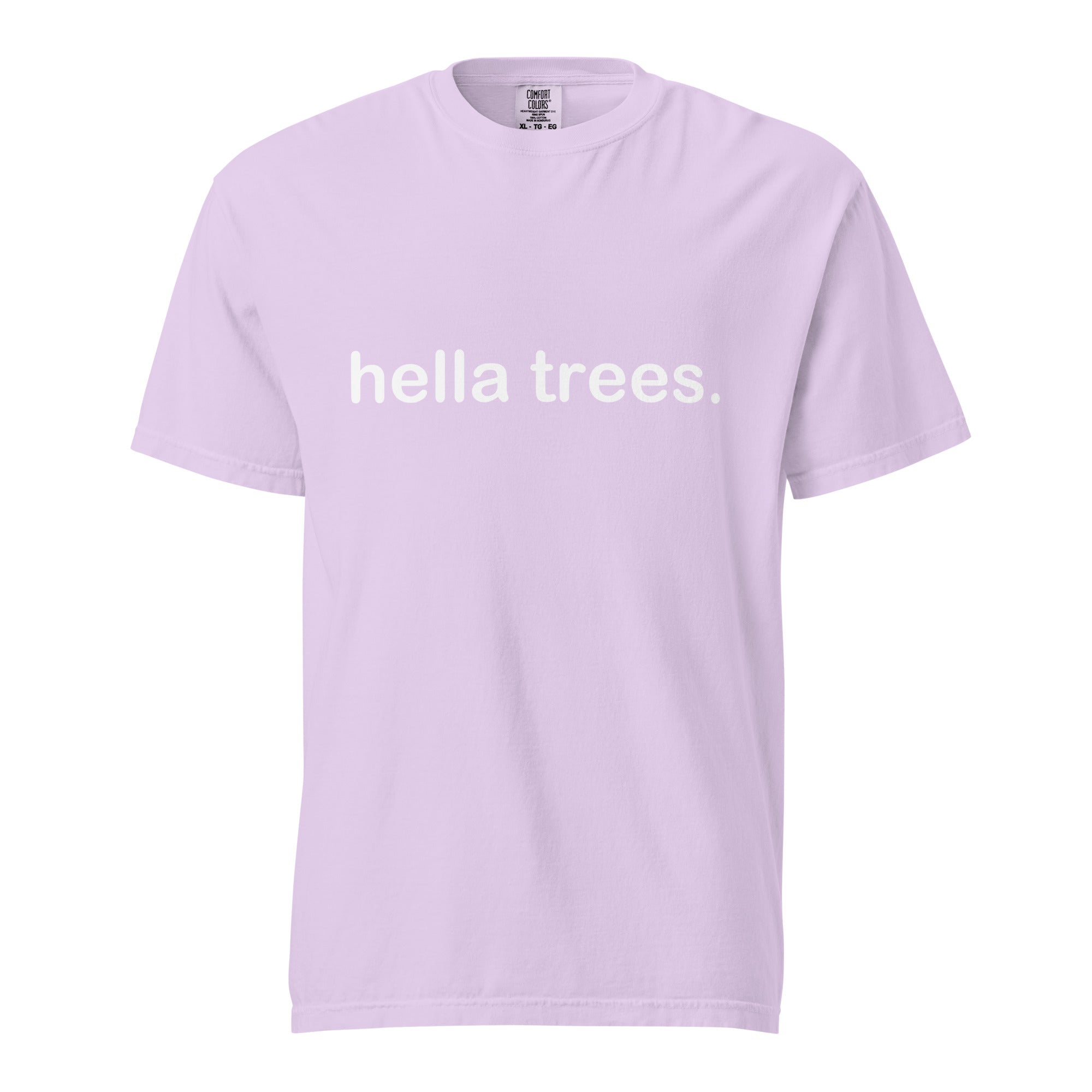 hella trees. classic cotton tee mockup - Orchid
