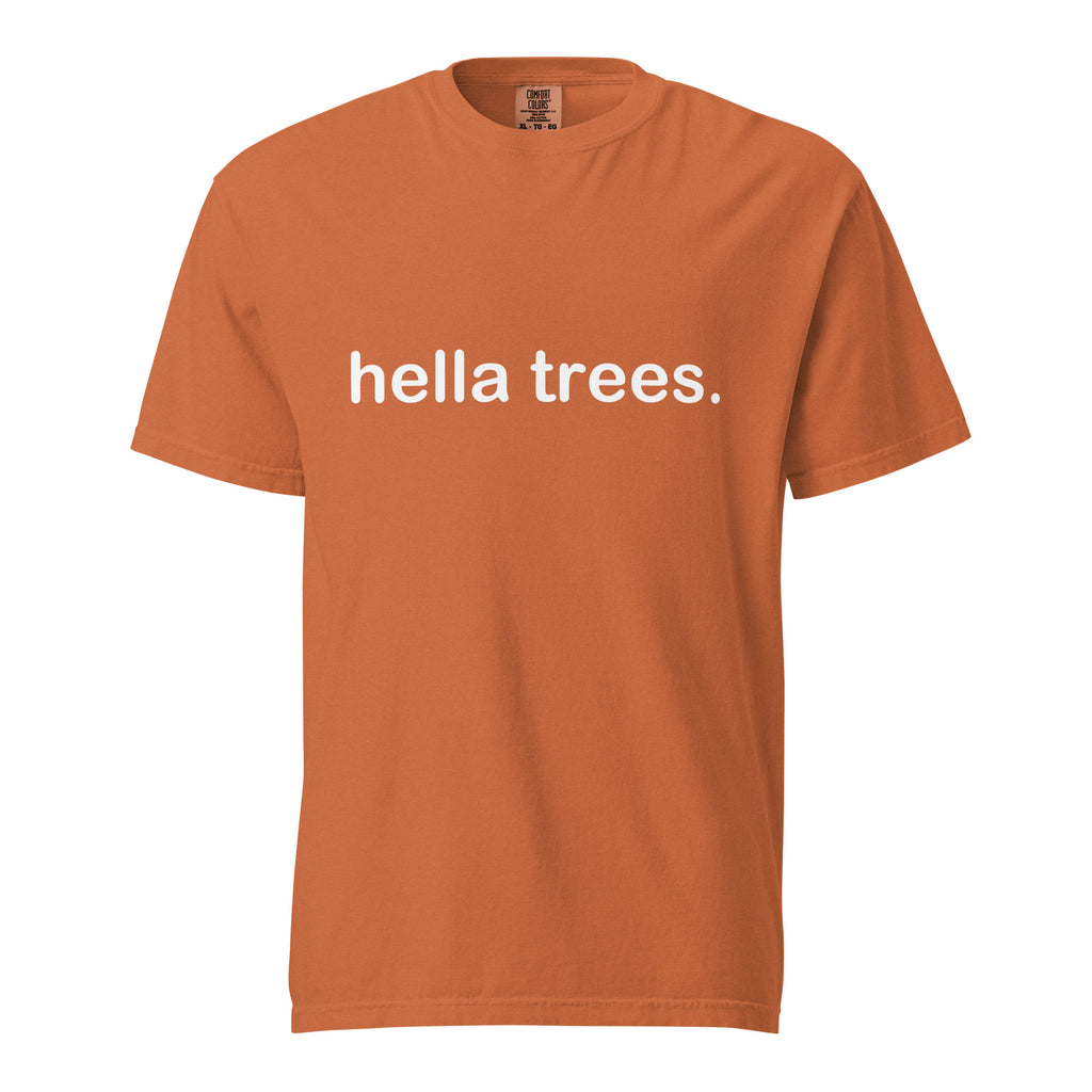 hella trees. classic cotton tee mockup - Yam