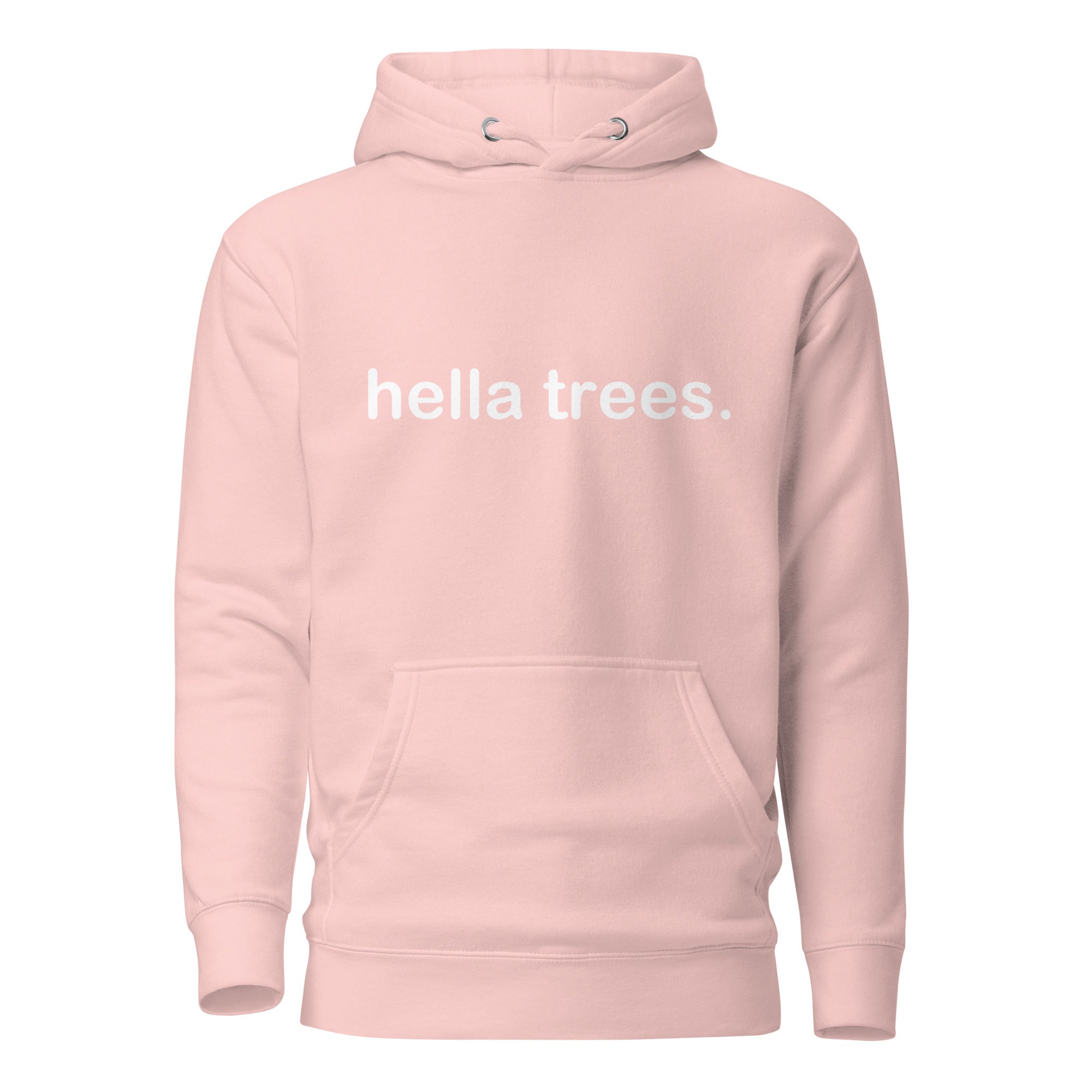 hella trees. classic cotton tee mockup - Light Pink