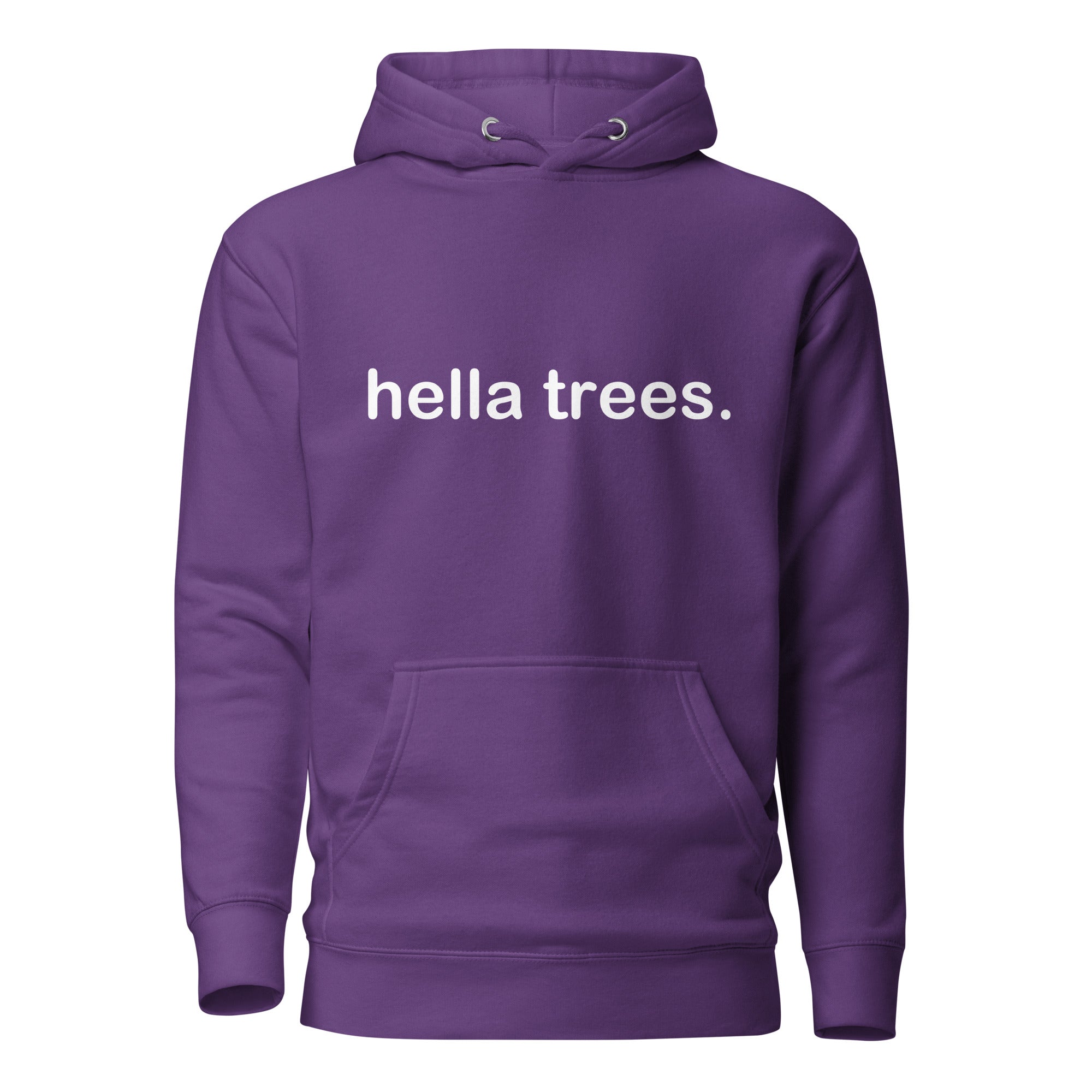 hella trees. classic cotton tee mockup - Purple